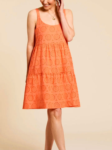 Spring Is Back Color-Block Lace Dress