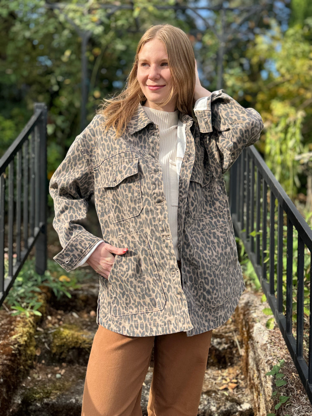 Cheetah Oversized Jacket
