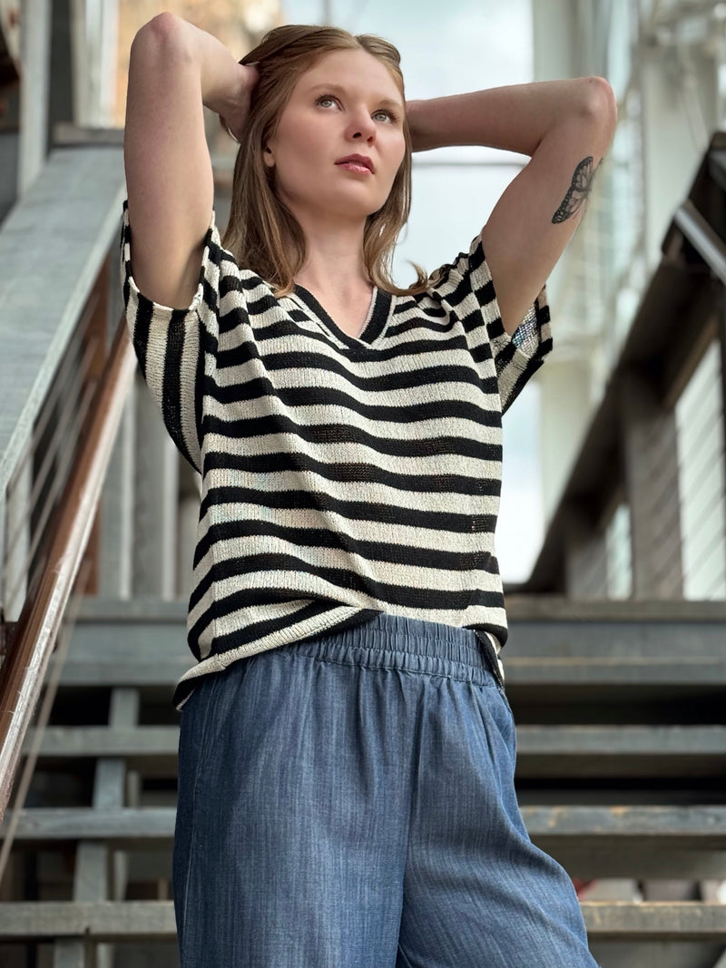 Rosenna Stripe Sweater