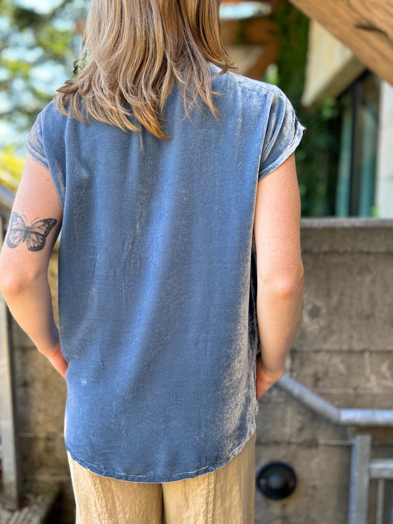 Johnny Was Winona Relaxed Velvet Tank