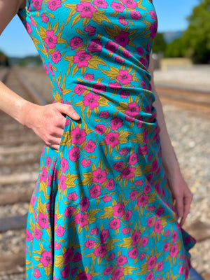 Effie’s Heart Hibiscus Print Dress