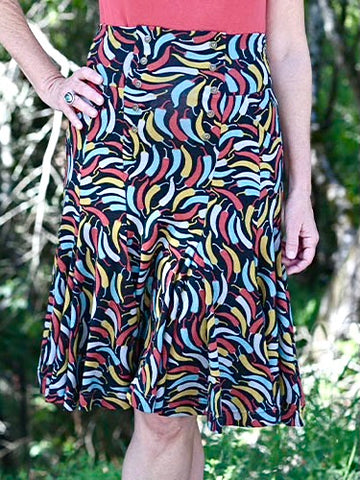 Effie's Heart Catalina Skirt Monarch Print