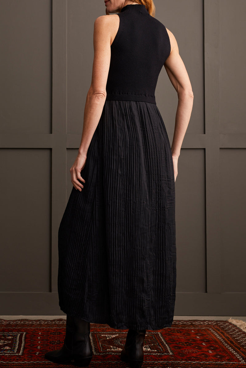 Sleeveless Twofer Maxi Dress