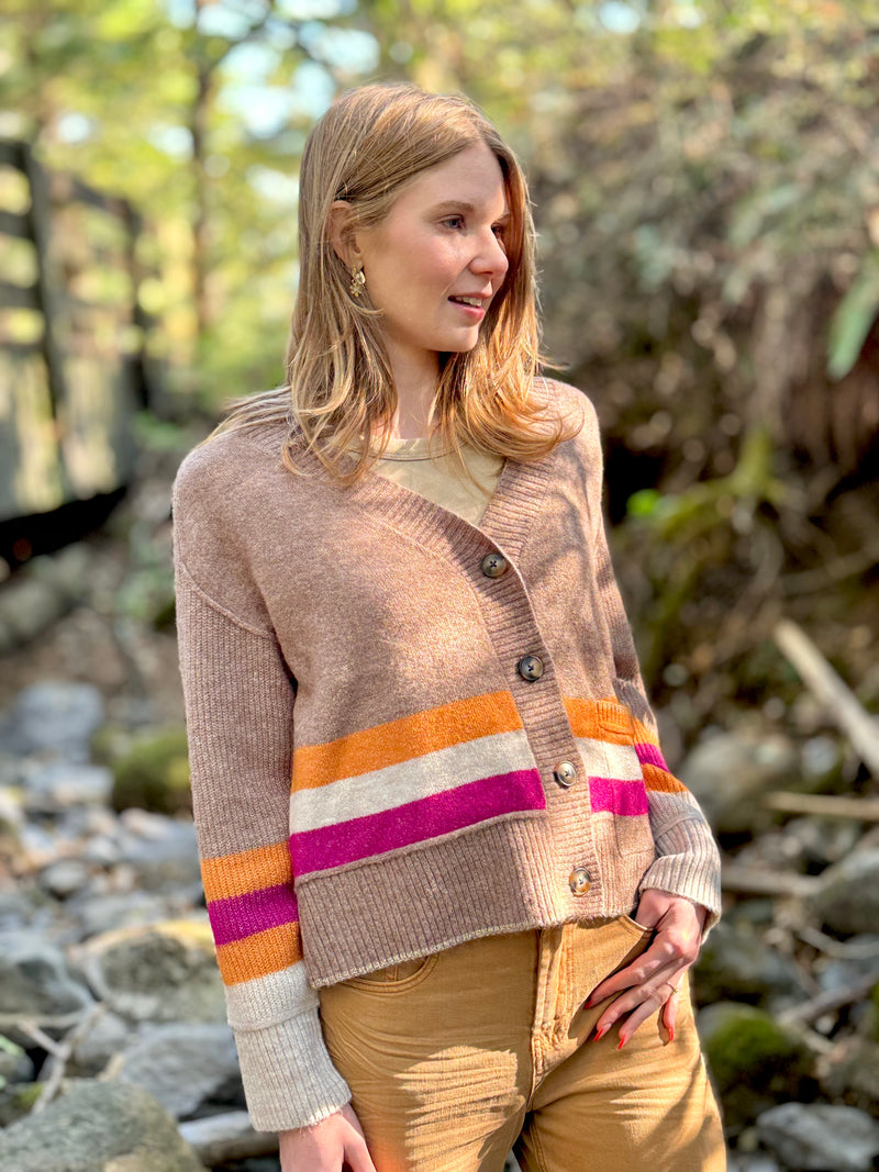 Tribal Mocha Cardigan