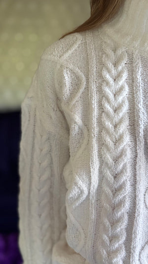PJ Salvage L/S Chenille Cable Crew Lounge