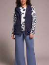 Tribal Hooded Zip-Front Vest
