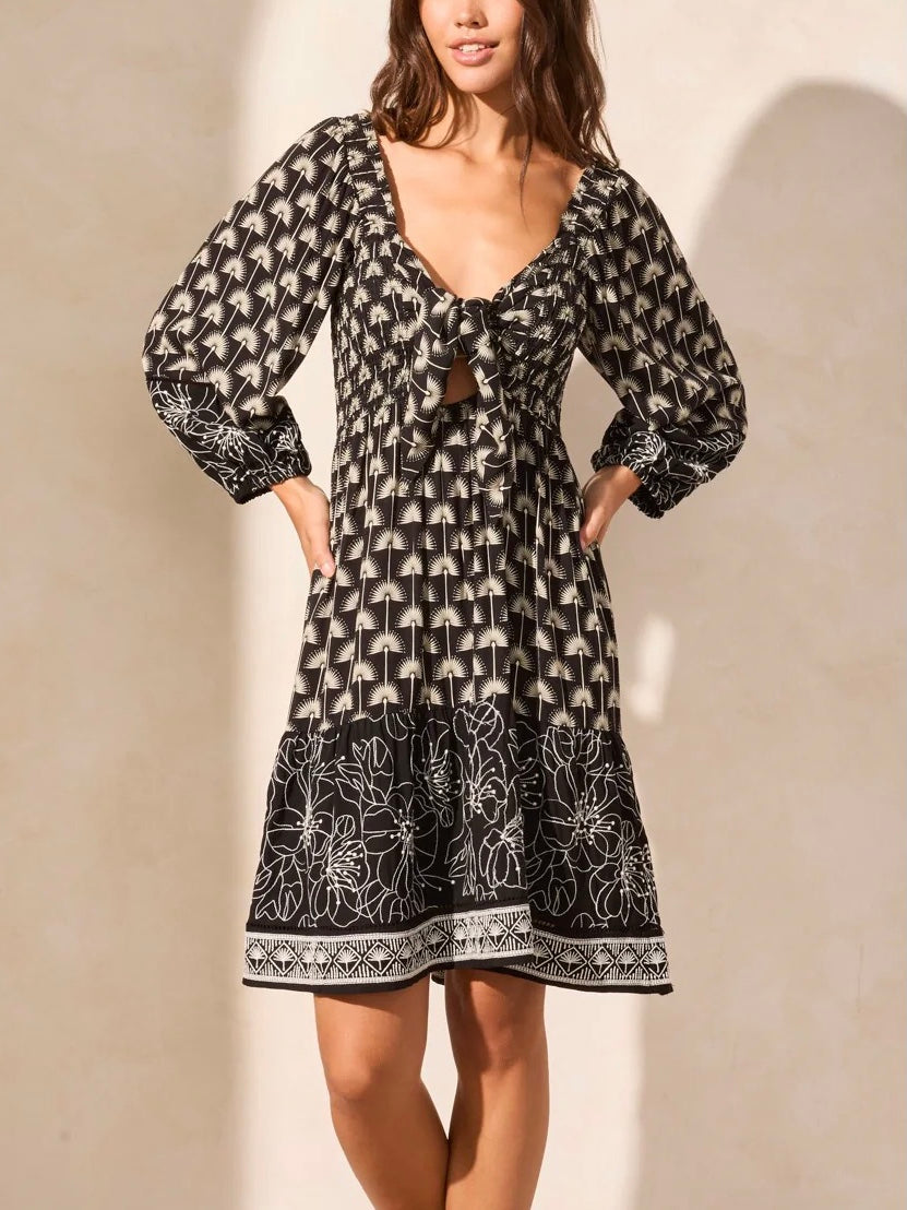 Tribal Wear 2 Ways Embroidered Dress