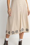 Sundance Floral Cap Sleeve Line Dress