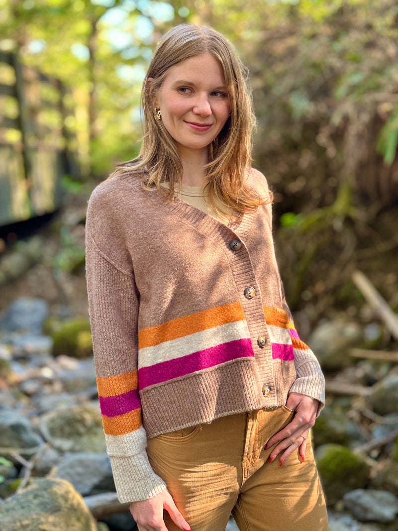 Tribal Mocha Cardigan