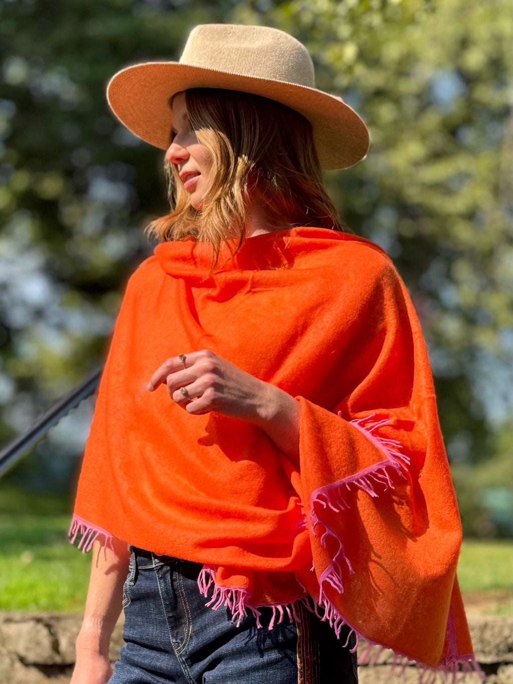 Cashmere Felted Scarf