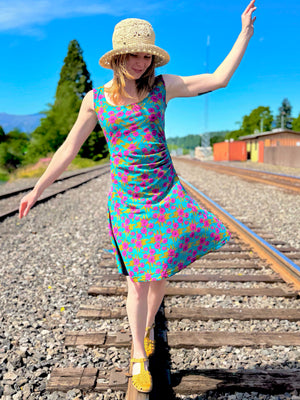 Effie’s Heart Hibiscus Print Dress