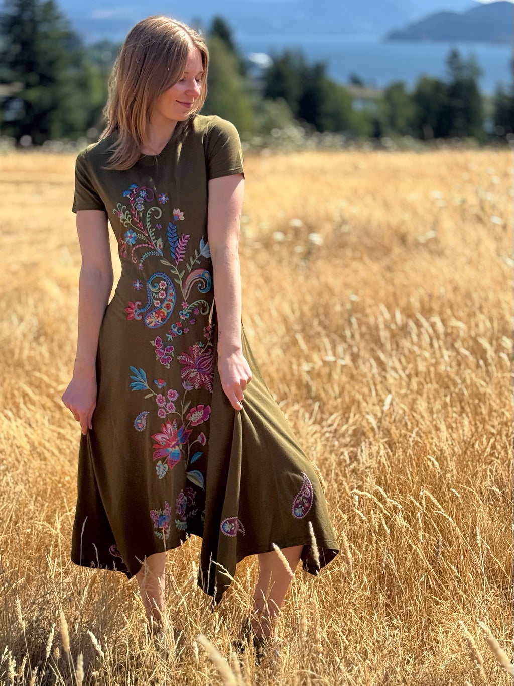 Johnny Was Handkerchief Knit Dress