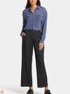 NYDJ Teresa Wide Leg Pleat Jean