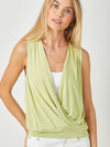 Plunging Neck Sleeveless Top
