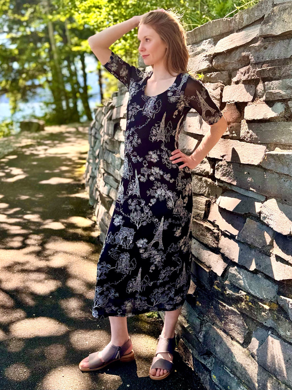 Johnny Was Maya Mesh Dress