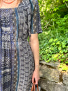 Liverpool Blue Shibori Dress