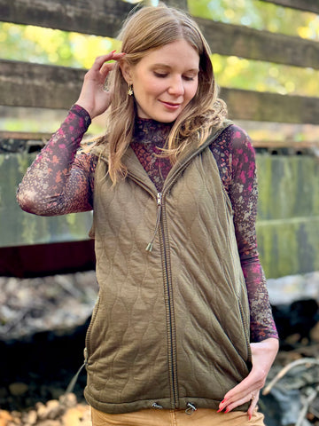 Tribal Plum Wine Crop Shacket