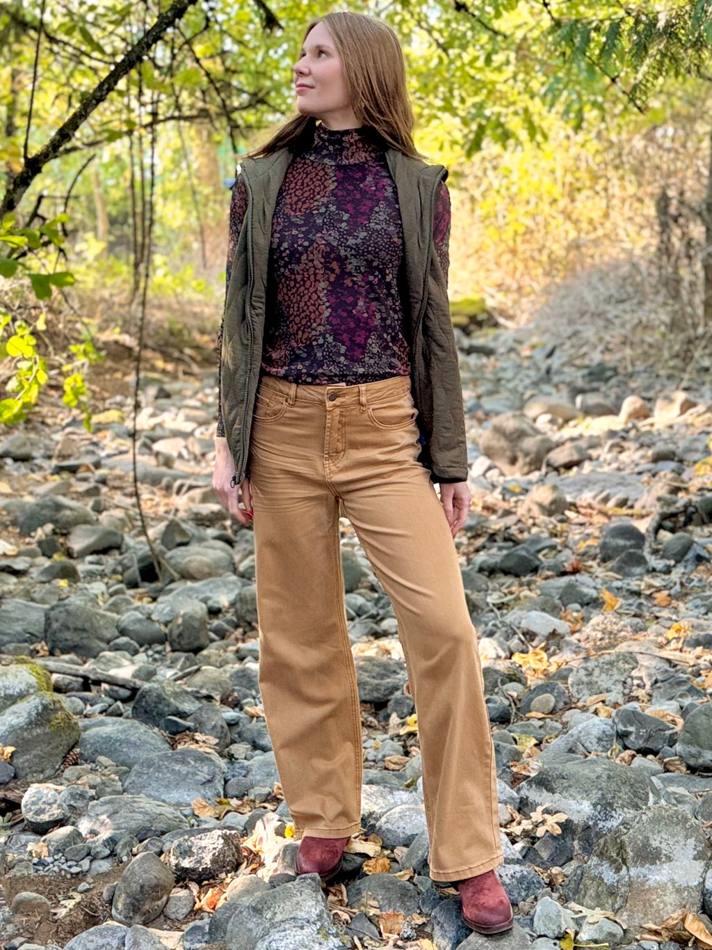 Tribal Brook Hugging High Rise Jean