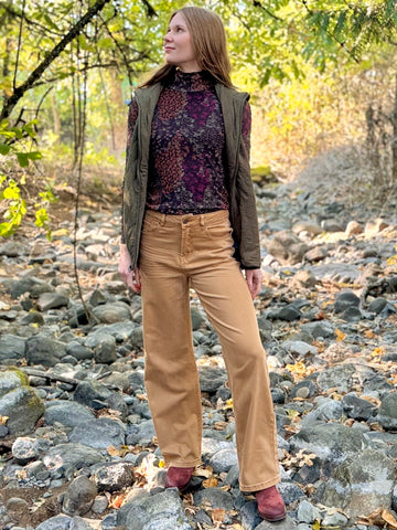 Tribal Plum Wine Crop Shacket