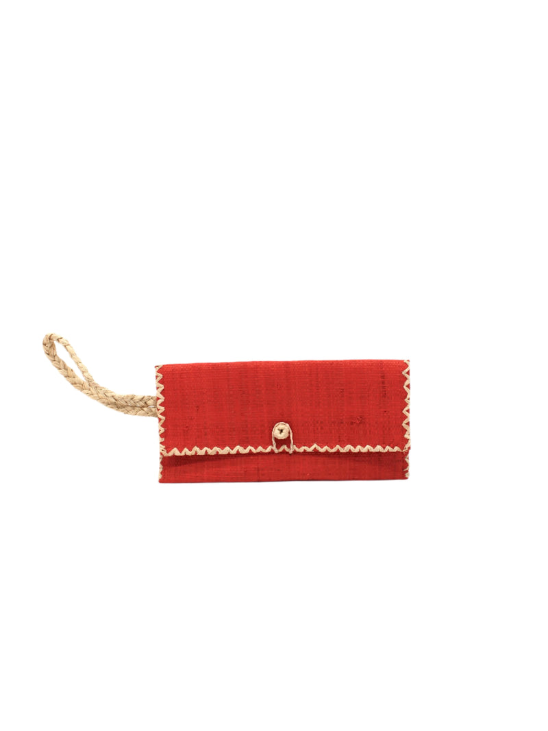 ChiChi Straw Clutch Wristlet