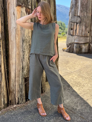 Cut loose Easy Crop Pant