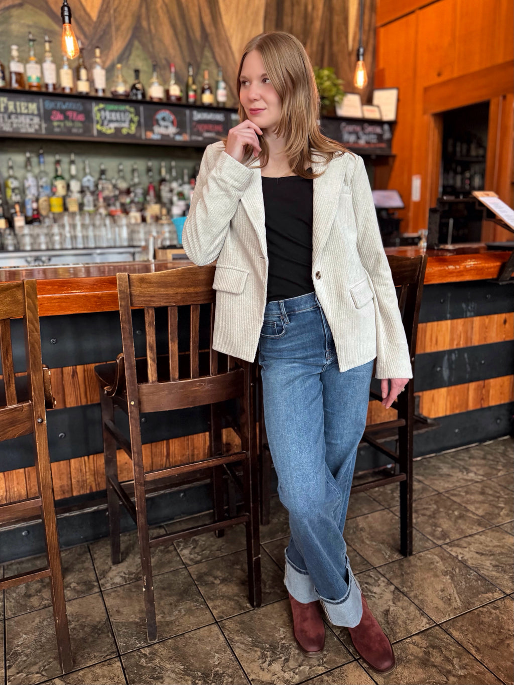 Corduroy Blazer