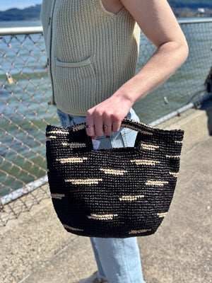Mini ConCon Crochet Petite Straw Basket