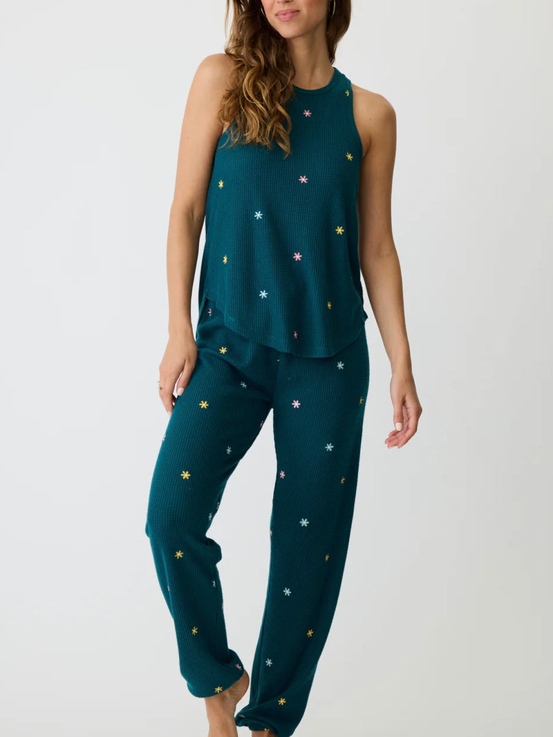 PJ Salvage Take It Easy Teal Pants