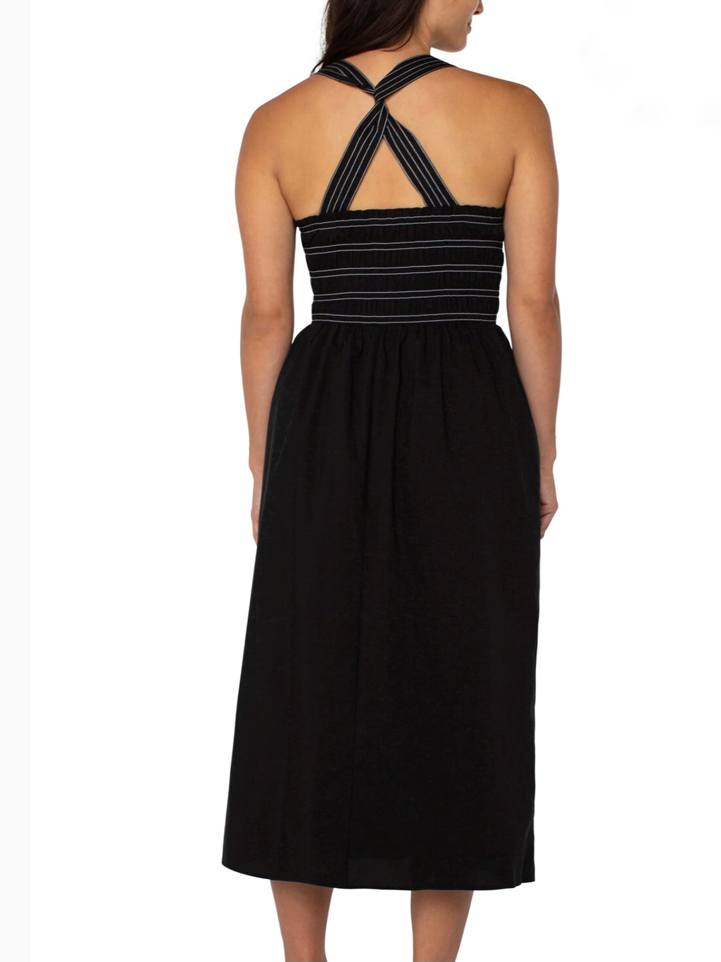 Sleeveless Smocked Dress