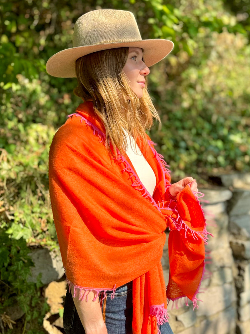 Cashmere Felted Scarf