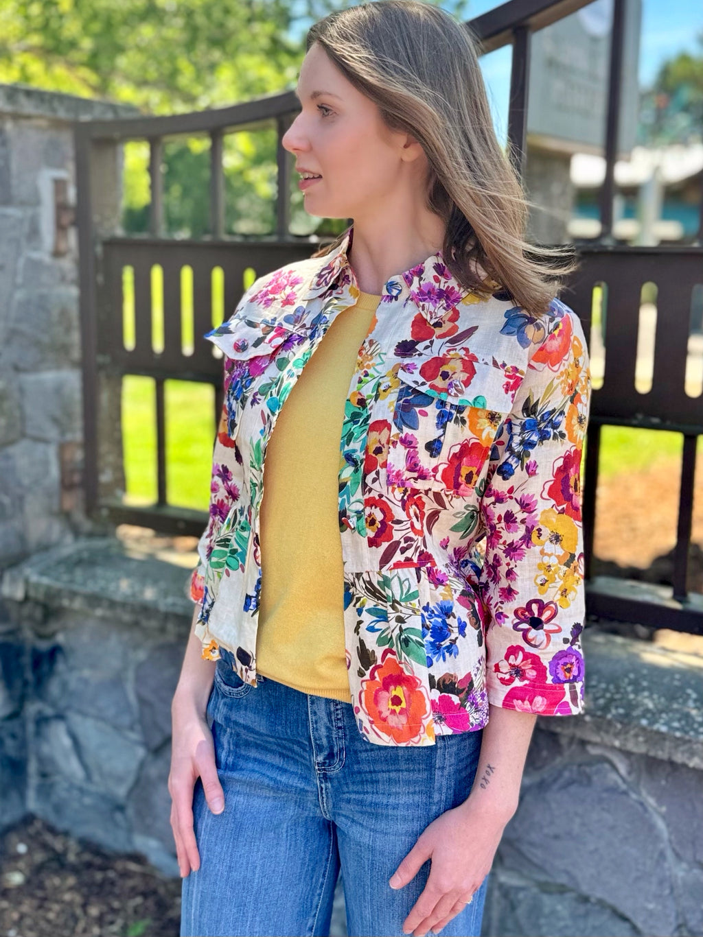 Johnny Was Evalon Peplum Jacket