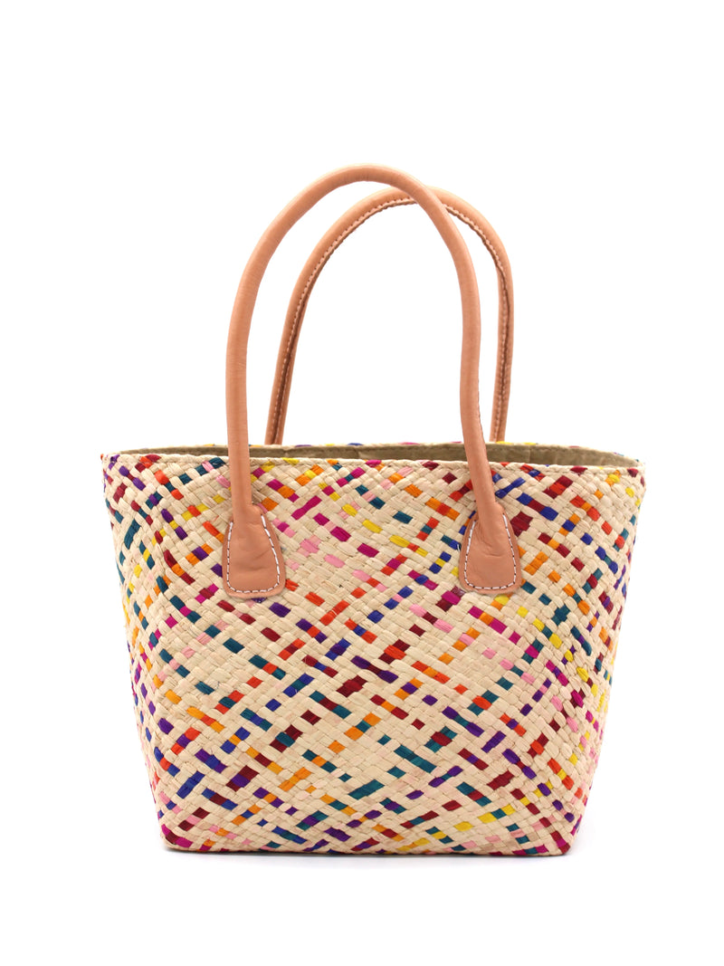 Pianina Small Straw Basket Bag