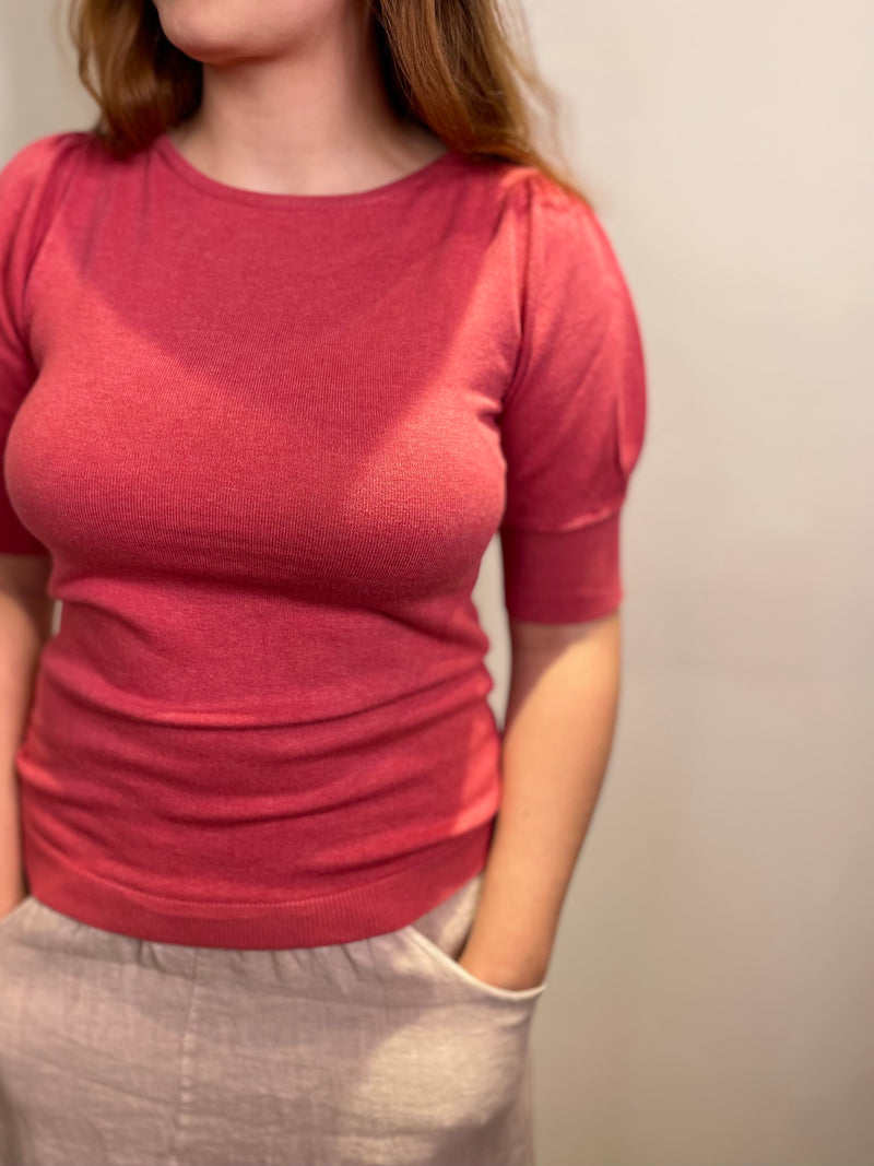 Berry Mélange Sweater