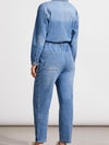 Denim Jumpsuit with Pockets