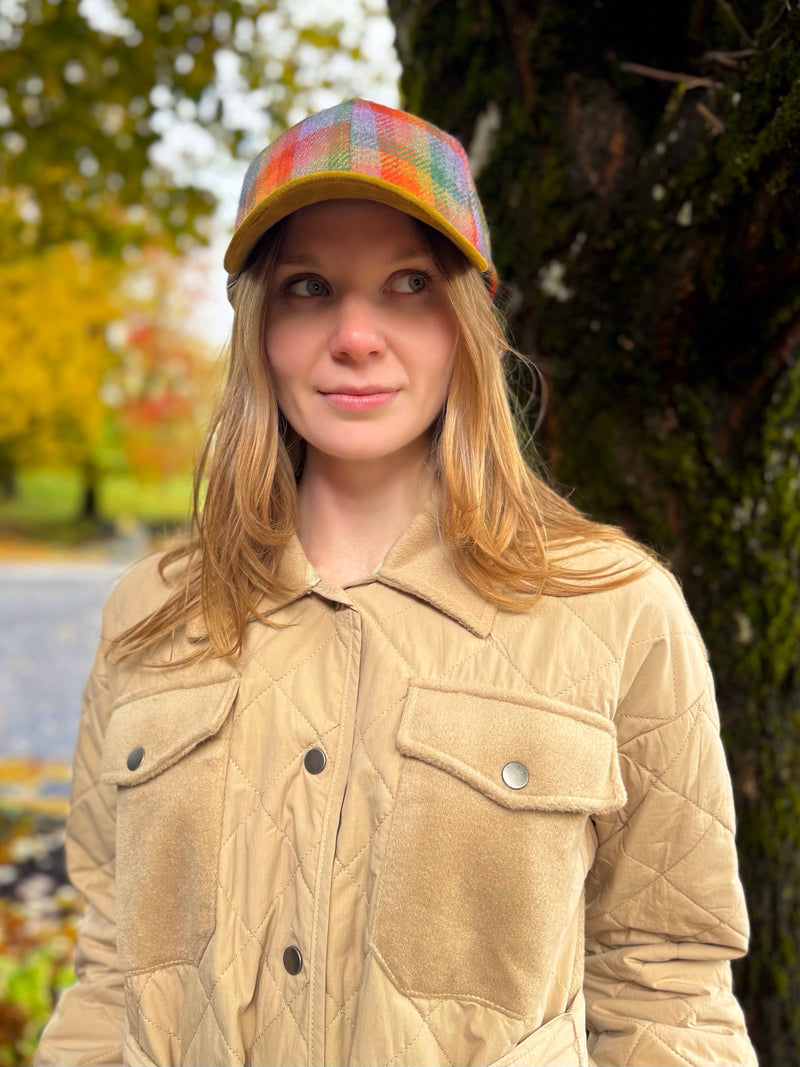 Textured Color Block Baseball Cap