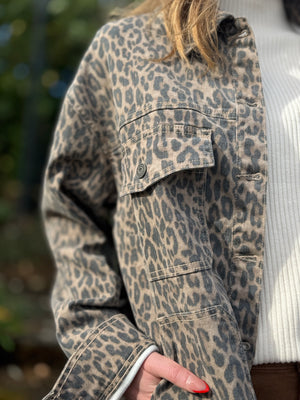 Cheetah Oversized Jacket