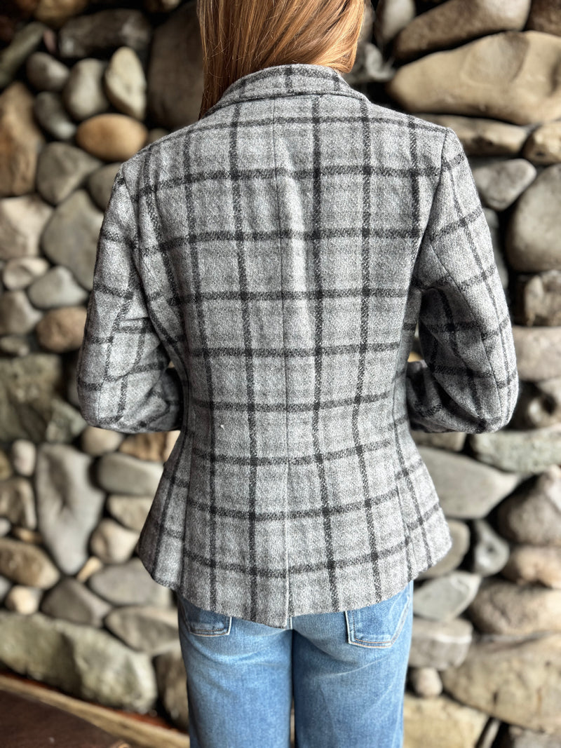 Plaid Blazer