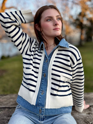 Jean Sweater Cardigan