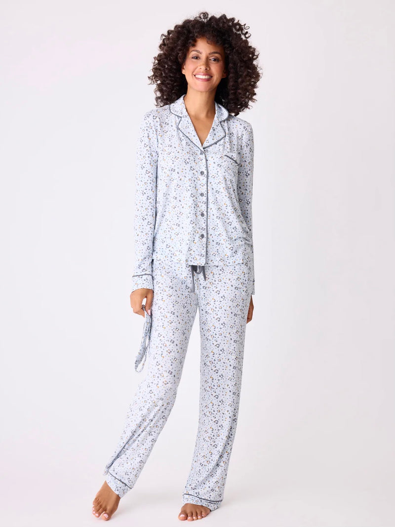 PJ Salvage Wild Dreams Modal Floral Leopard PJ Set