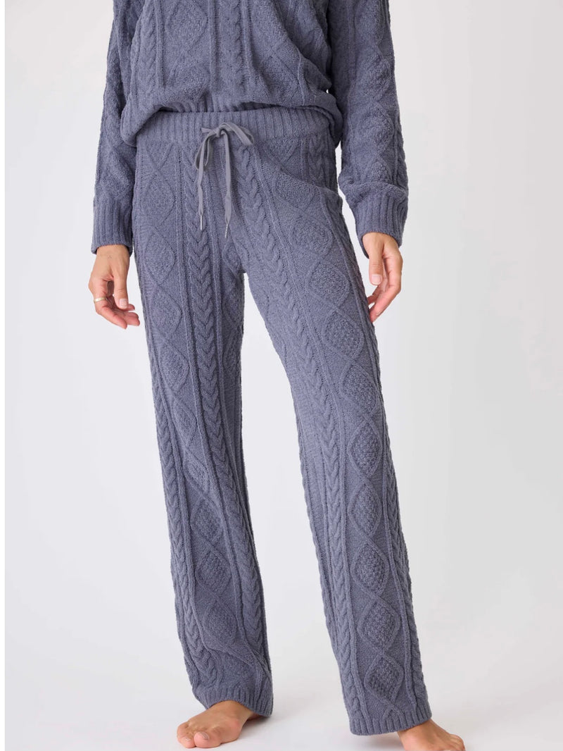 PJ Salvage Chenille Cozy Cable Lounge Pant