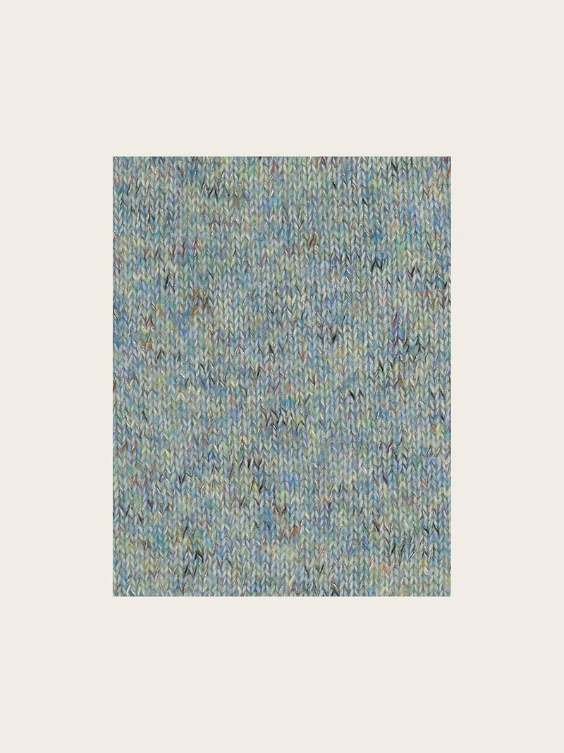 Fraas Tweedy Lurex Bias Scarf