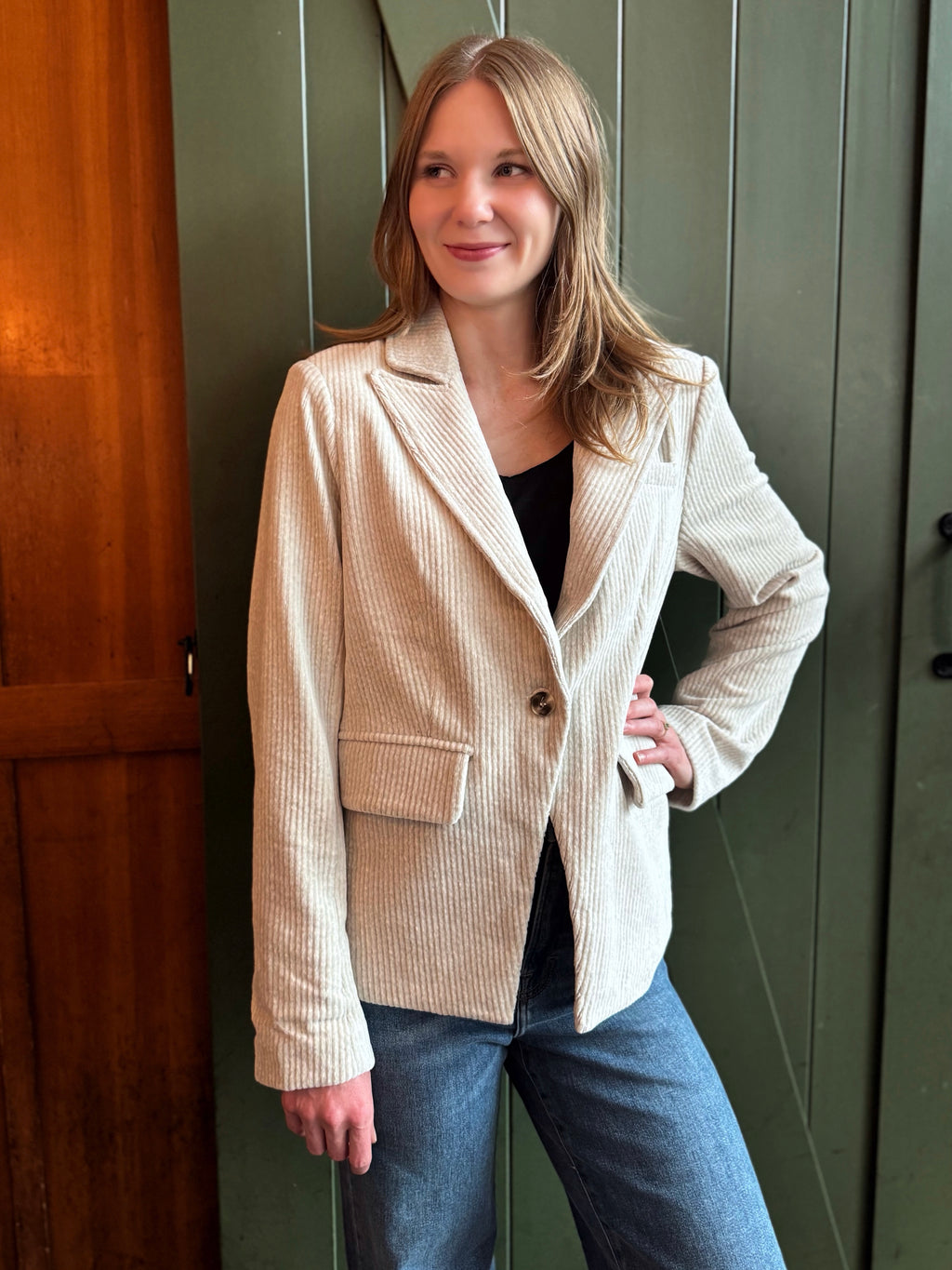 Corduroy Blazer