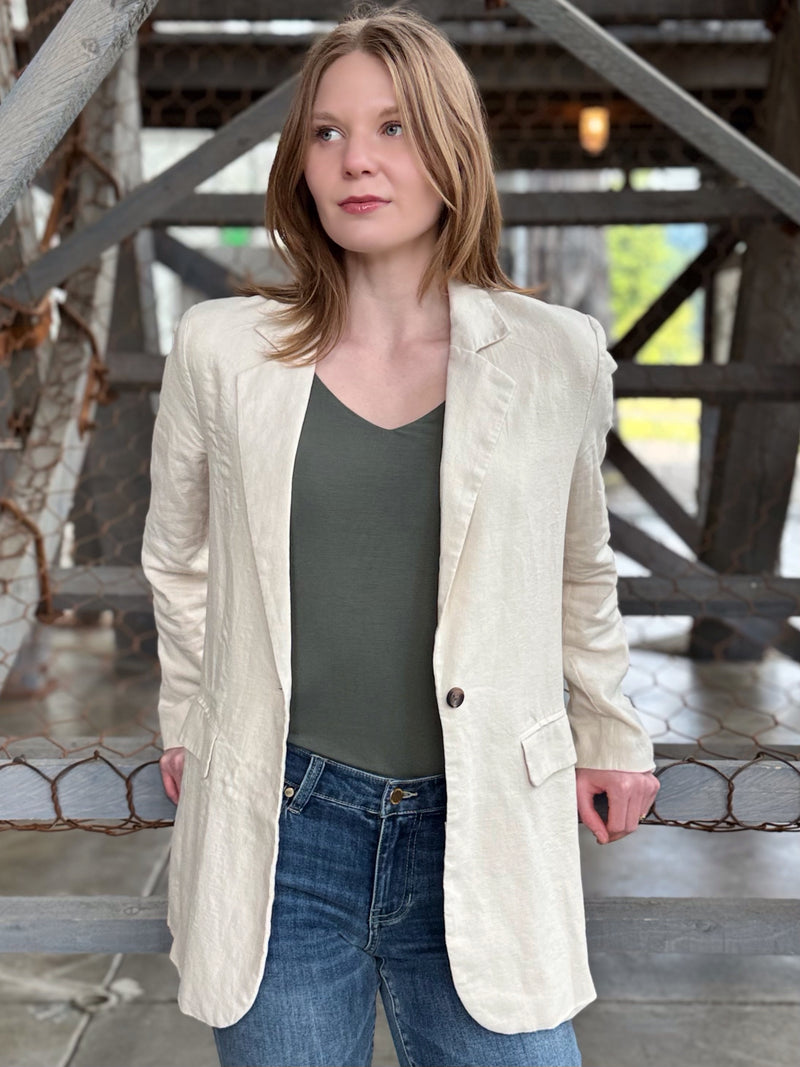 Ina Sand Blazer
