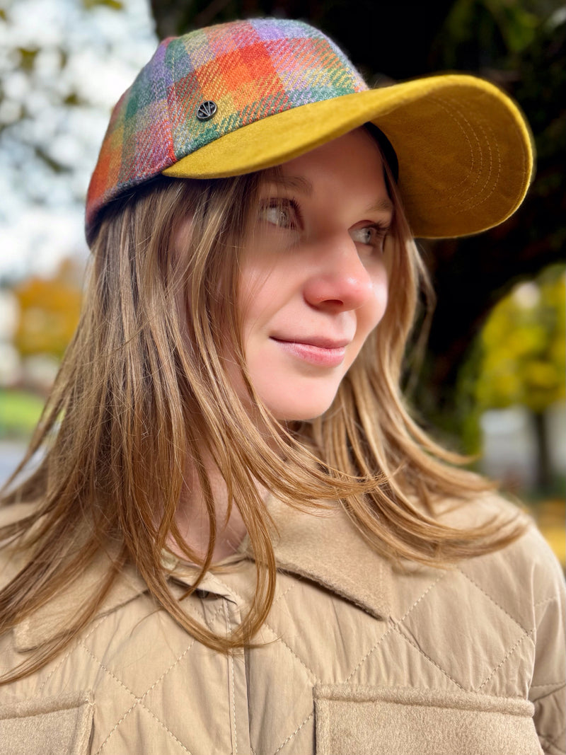 Textured Color Block Baseball Cap
