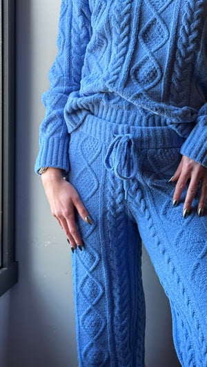 PJ Salvage Cozy Chenille Cableknit Pant