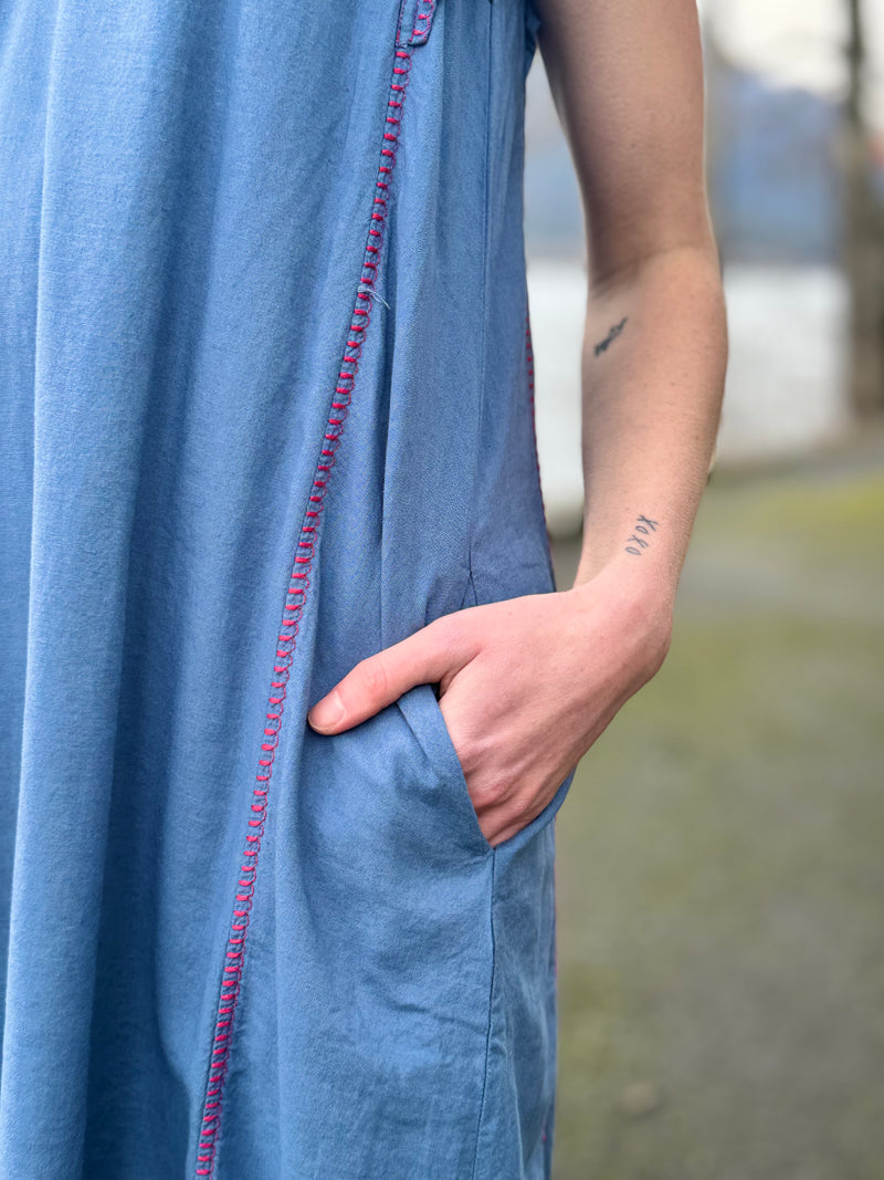 Liverpool Flutter Sleeve Woven Dress