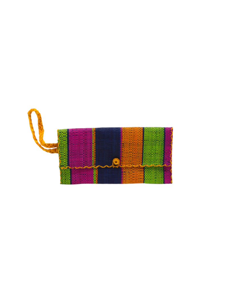 ChiChi Straw Clutch Wristlet