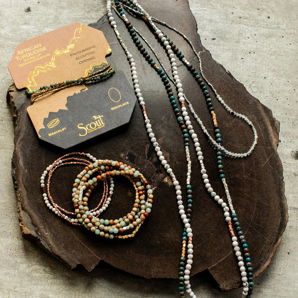 Scout Stone Wrap Bracelet/Necklace