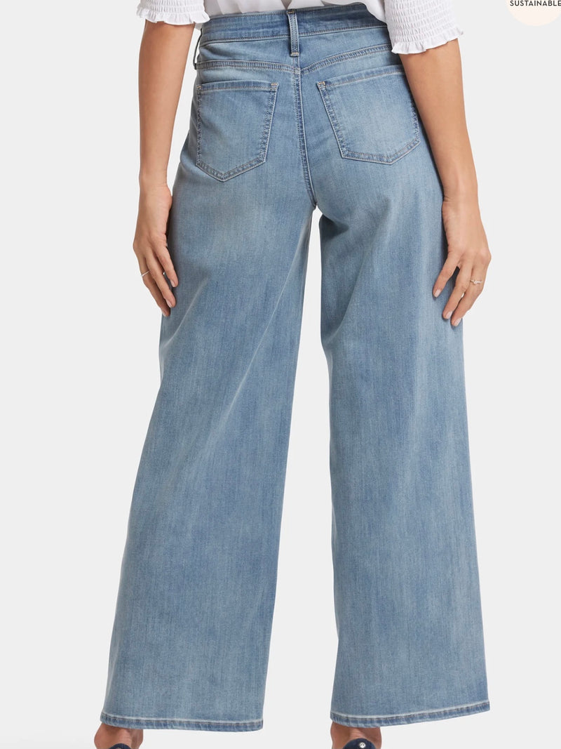 NYDJ Teresa Wide Leg Pleat Jean