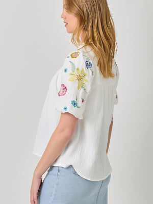 Abby Embroidered Top